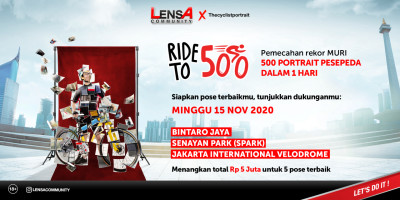 LENSA COMMUNITY DUKUNG THE CYCLIST PORTRAIT PECAHKAN REKOR thumbnail